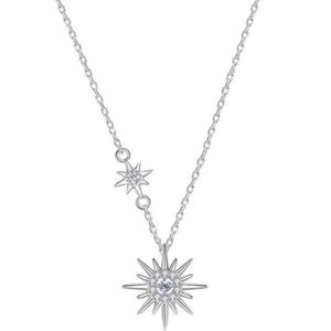 Sterling Silver Moissanite Flower Earrings